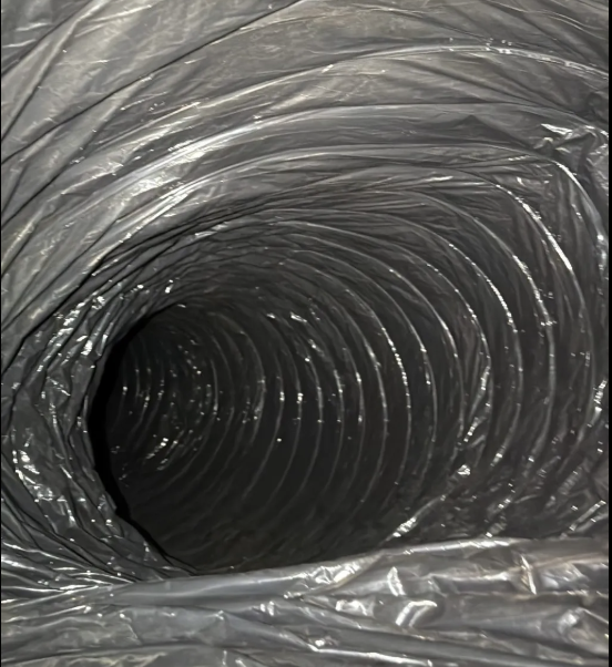 Clean flexible ductwork after FreshDuct cleaning